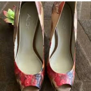 Floral Aldo Heels